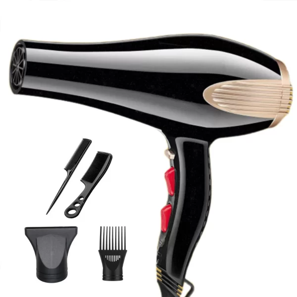 Secador de Cabelo 220V Profissional 3900W – Chapinha Black Ion Silencioso - Image 7