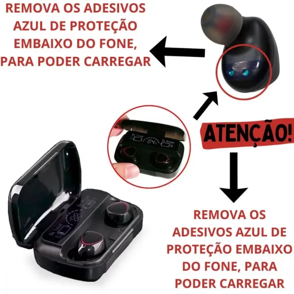 Fones De Ouvido Tws a6s Bluetooth 5.0 Verdadeiro Fones De Ouvido Sem Fio - Image 3