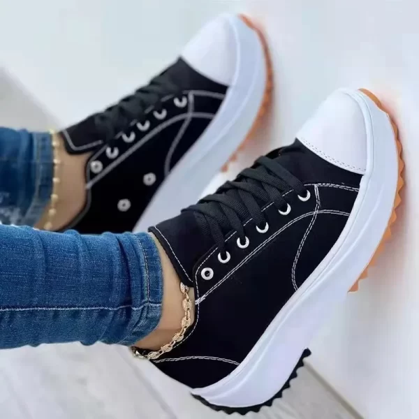 Sapatos Clássicos de Lona Branca – Estilo Atemporal e Conforto Para o Dia a Dia! - Image 12