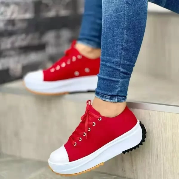 Sapatos Clássicos de Lona Branca – Estilo Atemporal e Conforto Para o Dia a Dia! - Image 14