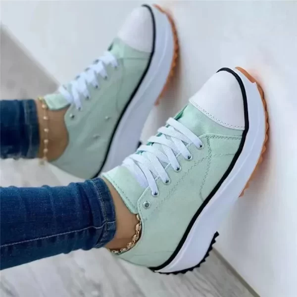 Sapatos Clássicos de Lona Branca – Estilo Atemporal e Conforto Para o Dia a Dia! - Image 13