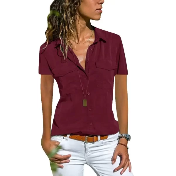 Camisas Básicas Femininas – O Essencial para um Look Casual e Estiloso - Image 6