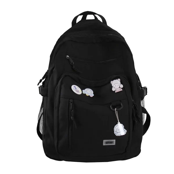 Bolsa escolar de alta capacidade para meninas Mochila Estudantil Grande, Mochila nova insígnia - Image 6