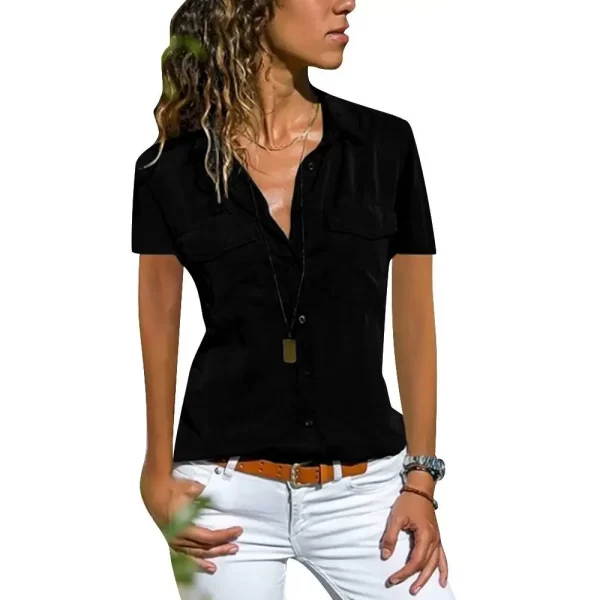 Camisas Básicas Femininas – O Essencial para um Look Casual e Estiloso - Image 4