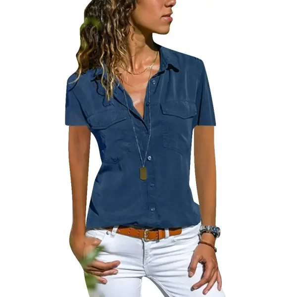 Camisas Básicas Femininas – O Essencial para um Look Casual e Estiloso - Image 3